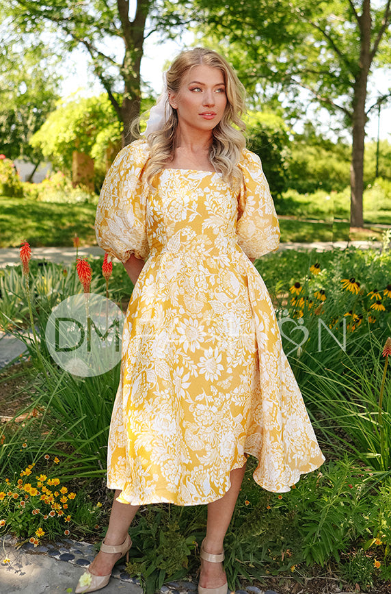 Bella Honey Gold Dress - DM Exclusive - Restocked - FINAL SALE