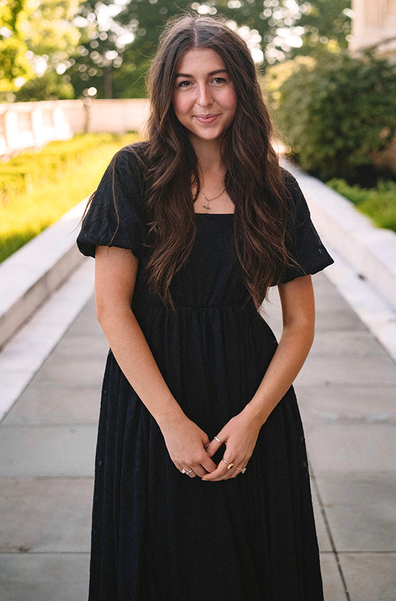 Clover Black Floral Maxi Dress - FINAL SALE