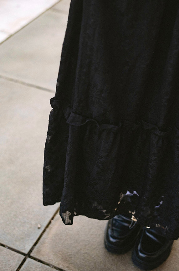 Clover Black Floral Maxi Dress - FINAL SALE