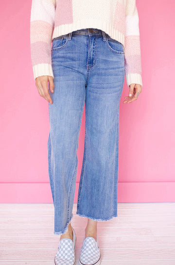 Go My Own Way Denim Wide Leg Jeans - FINAL SALE