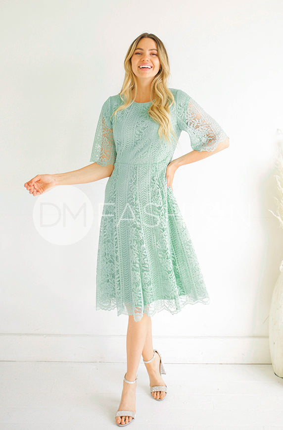 Lillian Sage Dress - DM Exclusive - FINAL SALE