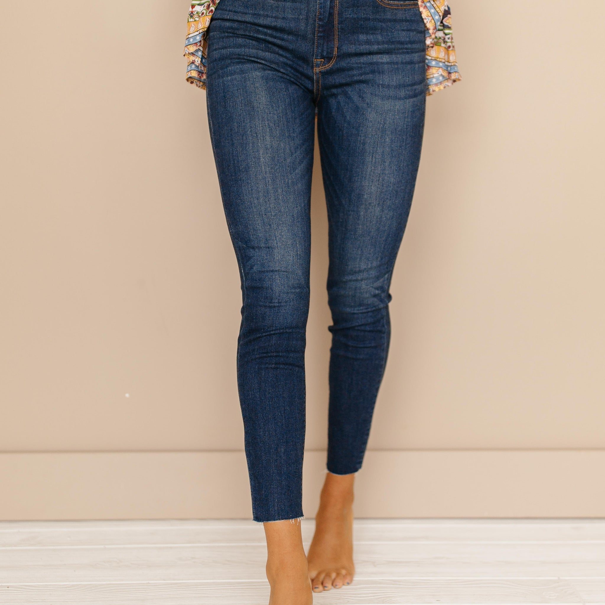 Autumn Dark Wash Skinny Jeans - FINAL FEW