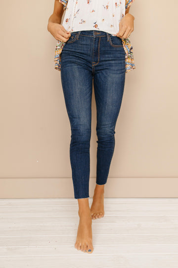 Autumn Dark Wash Skinny Jeans - FINAL FEW