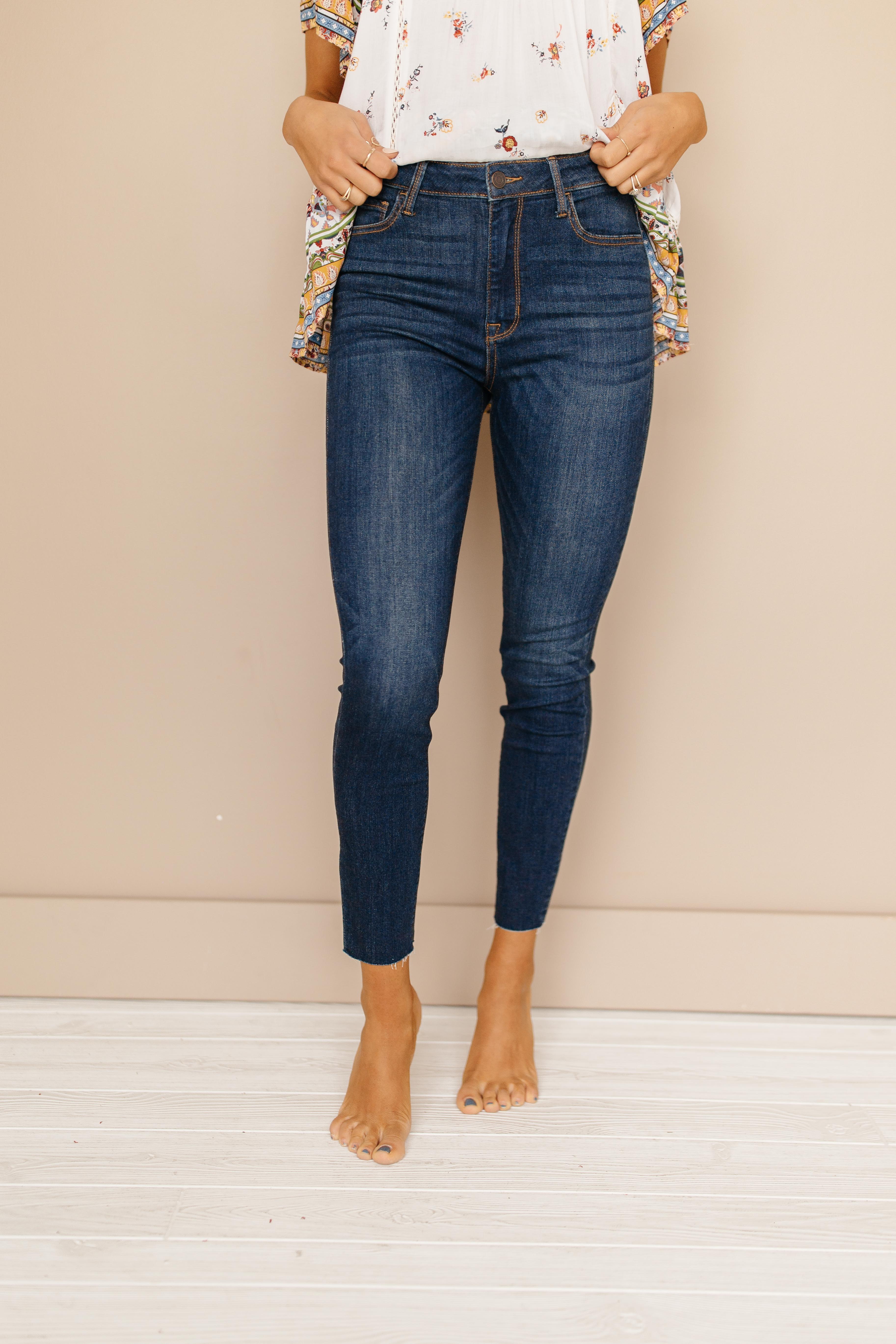 Autumn Dark Wash Skinny Jeans - FINAL FEW