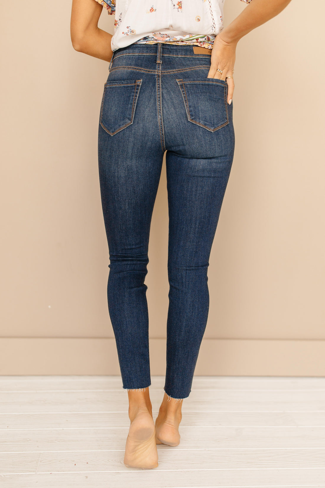 Autumn Dark Wash Skinny Jeans - FINAL FEW