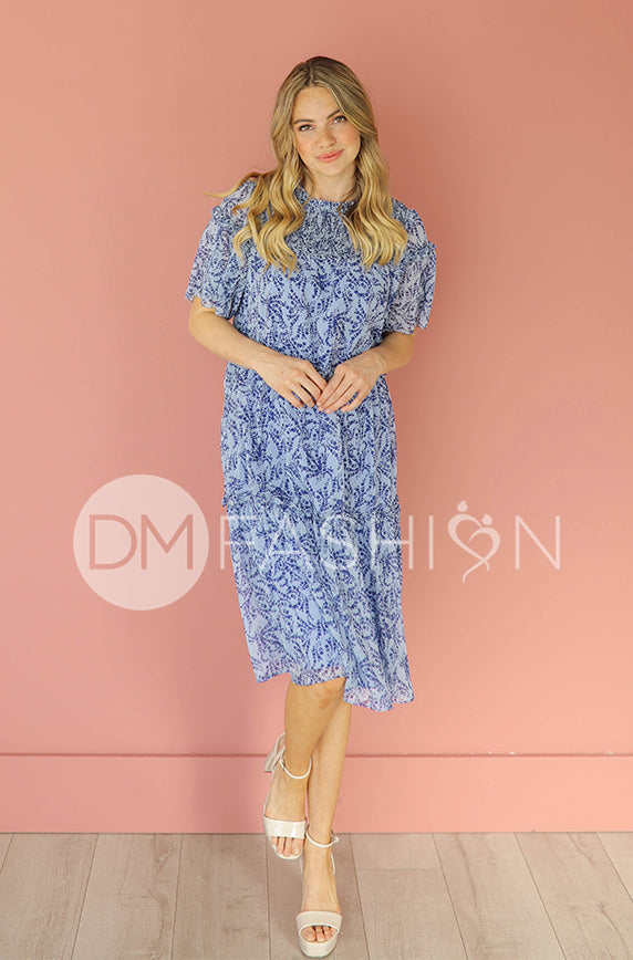 Kara Navy Dress - DM Exclusive - Maternity Friendly