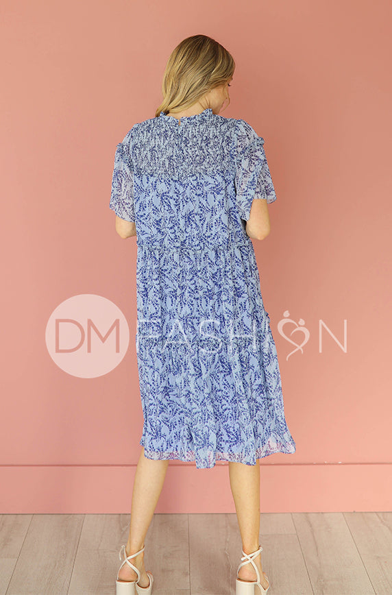 Kara Navy Dress - DM Exclusive - Maternity Friendly