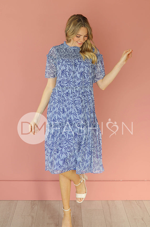 Kara Navy Dress - DM Exclusive - Maternity Friendly