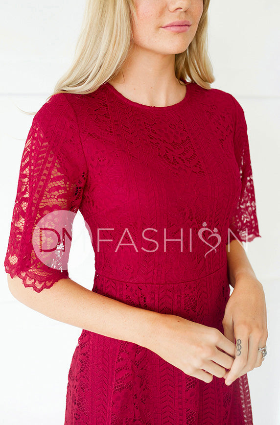 Lillian Chili Pepper Red Dress - DM Exclusive - FINAL SALE