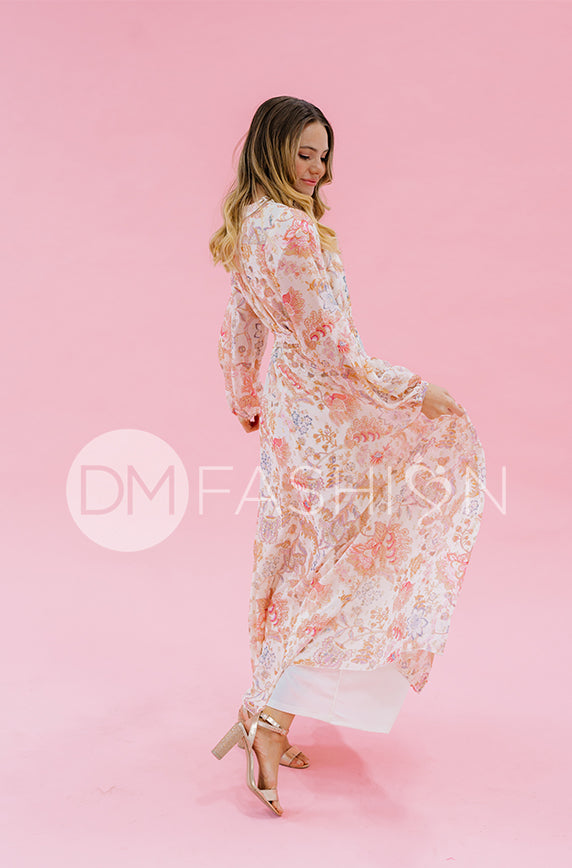Chanel Cr¨¦me D¨¦cor Floral Maxi - DM Exclusive - Nursing Friendly - Maternity Friendly - FINAL SALE