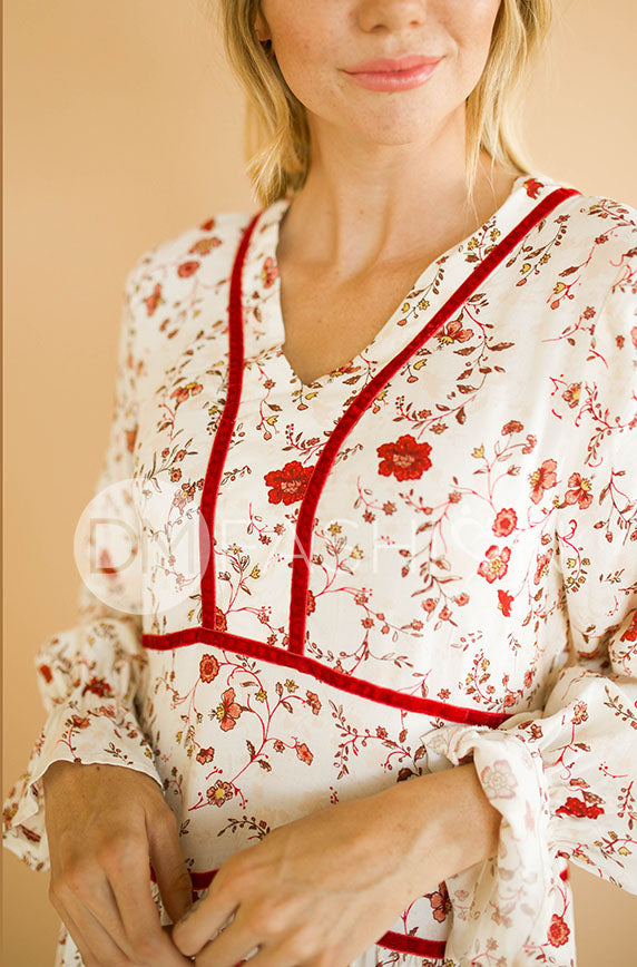 Ainsley Primrose Dress - DM Exclusive - Maternity Friendly