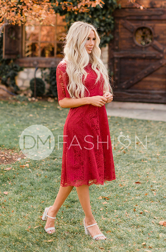 Lillian Chili Pepper Red Dress - DM Exclusive - FINAL SALE