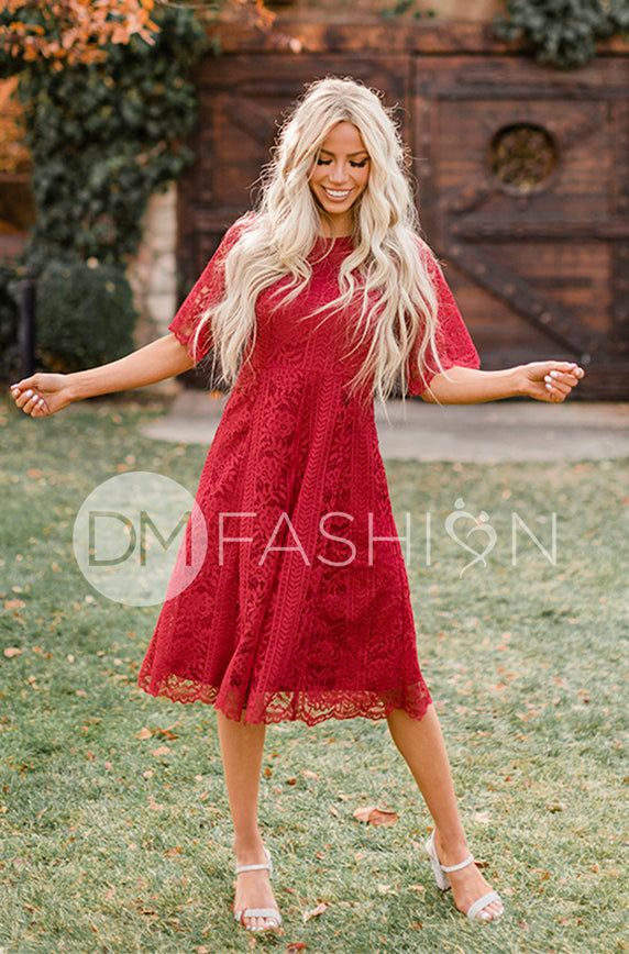 Lillian Chili Pepper Red Dress - DM Exclusive - FINAL SALE