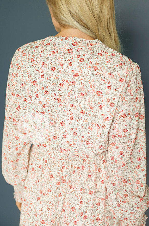 Amy Floral Bud Midi Dress - DM Exclusive - Maternity Friendly - FINAL SALE - FINAL FEW